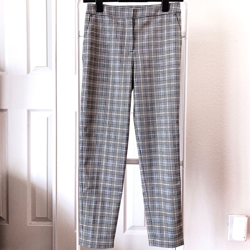 H&M Plaid Cigarette Pants